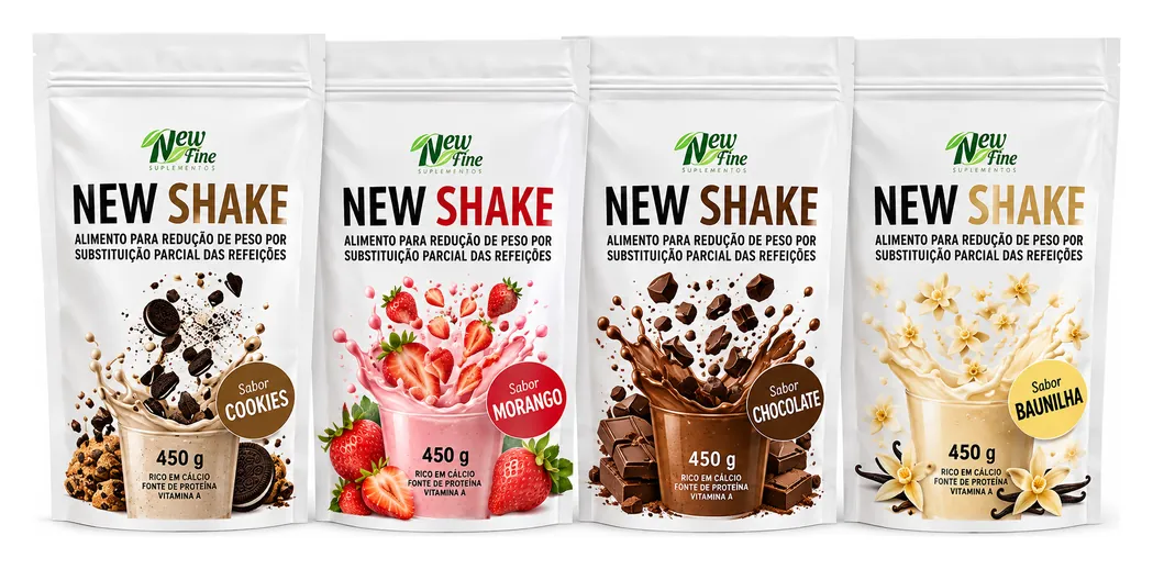 Embalagem do produto New Shake da New Life