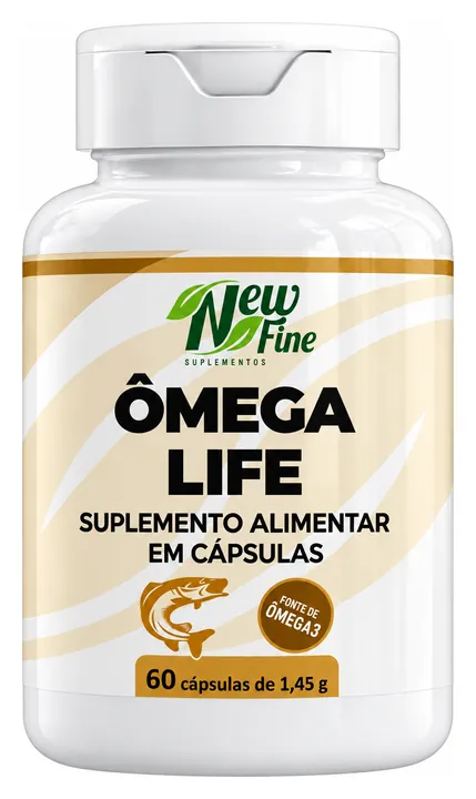 Embalagem do produto Ômega Life da New Life